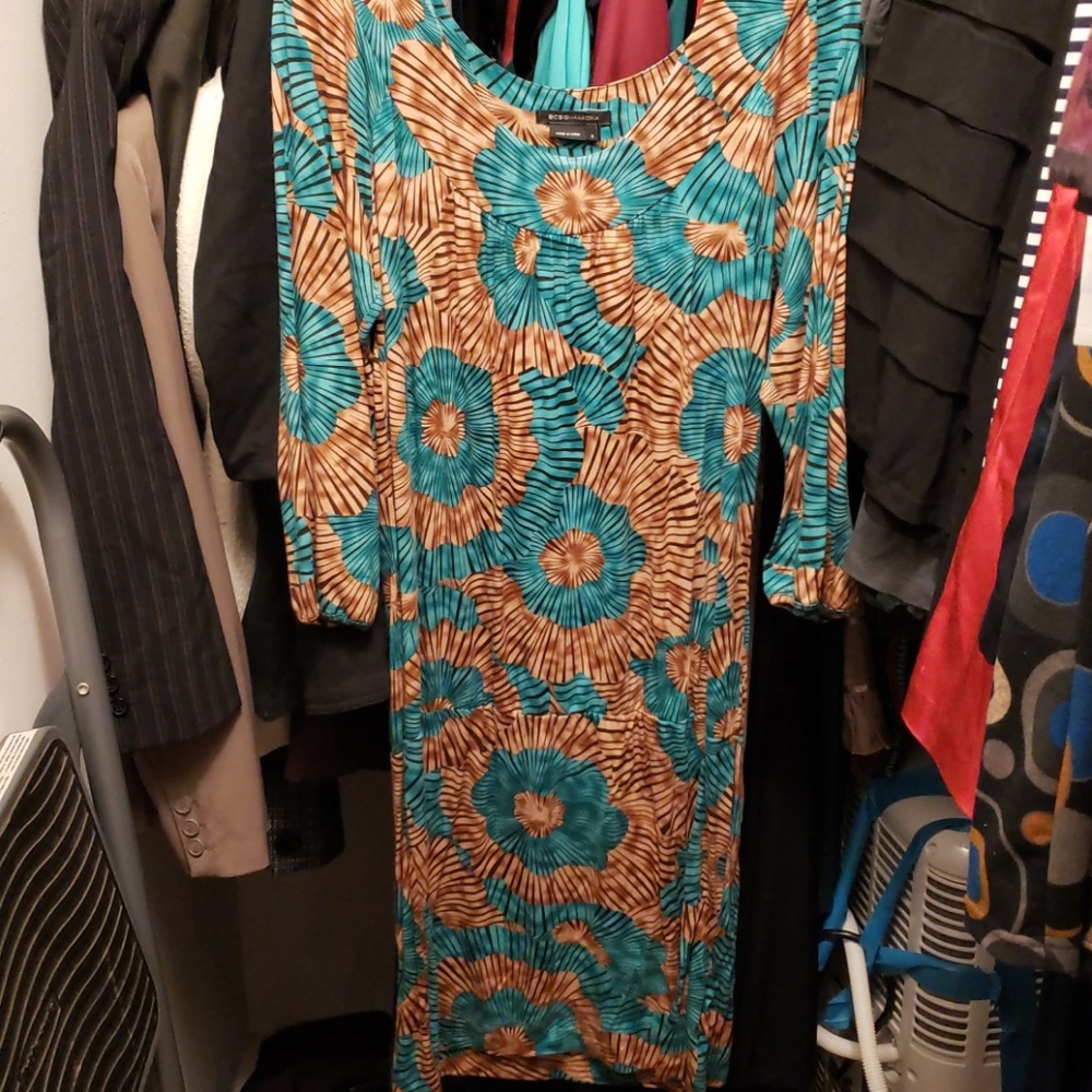 Long 3/4 sleeve dress